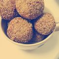 taichoo's cooksnap of when they made 本格的！さつまいものごま団子.