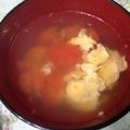スミレの母's cooksnap of when they made トマトと卵の中華スープ.