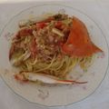 八雲大好き's cooksnap of when they made おうちでレストラン　ワタリガニのパスタ.