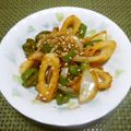 kemeta's cooksnap of when they made ピーマンと竹輪のピリ辛炒め.