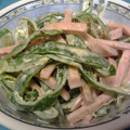 こみれ's cooksnap of when they made 苦くないⅡ！ピーマンと魚ニソのマヨ和え.
