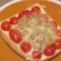 asa870's cooksnap of when they made 焼きトマ納豆トースト.