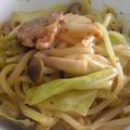 Ｔａｅやん's cooksnap of when they made 簡単なのに本格派♪オムニの豚キムチうどん.