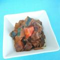 たましい's cooksnap of when they made カボチャと豚肉の生姜ゴマ味噌煮.