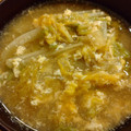 tsmitaka's cooksnap of when they made 白菜と卵のとろとろ中華スープ♡.