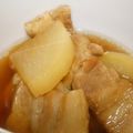 まなみ518's cooksnap of when they made 豚ばらブロックと丸大根の☆春風煮.