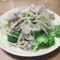 tebocco's cooksnap of when they made もやしとブロッコリーのペペロン風★.