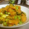 わたわたまり's cooksnap of when they made アボかぼちゃ＊ｶﾞｰﾘｯｸﾊﾞﾀｰ醤油.