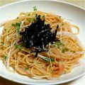 おかりか's cooksnap of when they made 和風☆たらこ＆いかのスパゲティ.