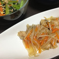 satake0820's cooksnap of when they made さんまの竜田揚げ♪もやし甘酢あんかけ〜.