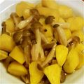 SRJ39K's cooksnap of when they made さつまいもと舞茸の煮物.