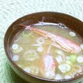 taruママ's cooksnap of when they made うっまっ！！甘エビの頭☆味噌汁♪.