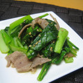きゅうりのぬかづけ's cooksnap of when they made 豚肉と小松菜のゴマ炒め.
