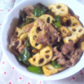Ｑちゃんず's cooksnap of when they made 豚肉とレンコンの柚子胡椒炒め.