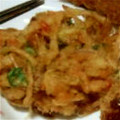 りゅたんまま's cooksnap of when they made ＊たこと紅しょうがのかき揚げ＊.