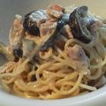 あごじん's cooksnap of when they made 鮭となすのチーズたっぷりパスタ.