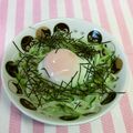 龍青空ママ's cooksnap of when they made ★イカそうめんとキュウリの卵黄のせ★.