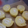 ふなこ♪'s cooksnap of when they made 直径４㎝＊ミニロールケーキ.