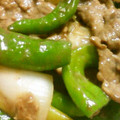 熊人すみこ's cooksnap of when they made 牛肉とししとうの炒めもの.