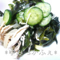 ゆみ‘ｓカフェ's cooksnap of when they made 新玉ねぎとささみ☆わかめの和え物.