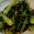 ダビデ's cooksnap of when they made 小松菜の梅ぇおかか和え.