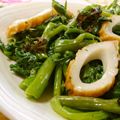mmameco's cooksnap of when they made パパッと！空芯菜とチクワの塩昆布マヨあえ.