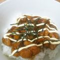 わたみす's cooksnap of when they made 夜食に！一人分の照り焼き丼.