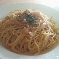 サーフブレイド's cooksnap of when they made あるものパスタ！玉ねぎと鮭フレのバタ醤油.