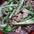 ともちんっ's cooksnap of when they made とろとろ豚とシャキっと水菜のすき煮温玉丼.