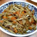 ぱんだcoぱんだ's cooksnap of when they made 鶏肉とごぼうの甘辛煮.
