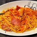 クマたぬき's cooksnap of when they made 王道！ベーコンとキャベツのパスタ.