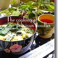 pappatyan's cooksnap of when they made 「ぺっちんさんのホウレン草」でにゅうめん.