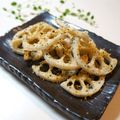 sacoママ's cooksnap of when they made 簡単☆れんこん粉チーズ焼き.