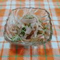 ﾁｲﾁｬﾝﾏﾏ's cooksnap of when they made 新玉ねぎ&胡瓜&ビアハムのマリネ～✴.