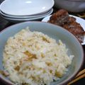 ゆいランラン's cooksnap of when they made 材料３つ♡超簡単炊き込みごはん♪.