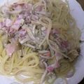 なっつぽい's cooksnap of when they made 簡単！　秋のヘルシーきのこクリームパスタ.
