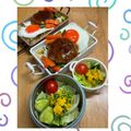 ルぴあ's cooksnap of when they made かぼちゃと春菊のサラダ　.