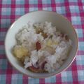 Pulcherrima's cooksnap of when they made さつまいもホクホク♪炊き込みごはん。.