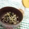 さとみわ's cooksnap of when they made えのきとたまねぎの梅ごまあえ.