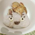 ととろ＆めい's cooksnap of when they made キャラ弁☆栗ご飯でりんちゃんおにぎり.