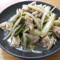 はとよめ's cooksnap of when they made 鶏牛蒡と長ネギの炒め煮.