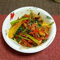 stk7tk's cooksnap of when they made 小松菜と豚肉のチャプチェ.