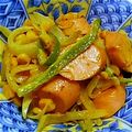 ★ナオミ★'s cooksnap of when they made 魚肉ソーセージのカレーマヨ野菜炒め♪.