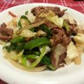 ぺーちゃん61's cooksnap of when they made 豚こま肉とニラのスタミナ丼.