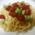 サクタ４'s cooksnap of when they made アボカドとマグロのわさびマヨパスタ.