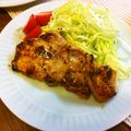 ダサコ's cooksnap of when they made 塩麹さんと味噌で＊豚ロースステーキ.