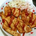 りゅたんまま's cooksnap of when they made たらことクリームチーズのパリパリ餃子.