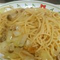 napocof's cooksnap of when they made きのこのペペロンチーノ.