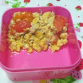 まえぽん☆'s cooksnap of when they made トマトとちりめんの卵炒め.