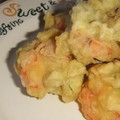きらり流れ星's cooksnap of when they made ✿たまねぎとえだ豆とさくらえびのかき揚げ.